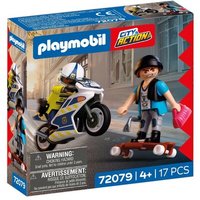 PLAYMOBIL 72079 Verfolgungsjagd mit Motorrad von PLAYMOBIL® CITY ACTION