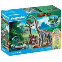 PLAYMOBIL 71819 Brachiosaurus-Begegnung mit Luftkissenboot von PLAYMOBIL® DINOS