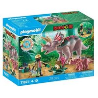 PLAYMOBIL 71821 Triceratops mit Jungtier von PLAYMOBIL® DINOS