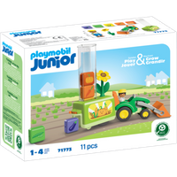 PLAYMOBIL 71773 JUNIOR: Traktor mit lustiger Pflanzmaschine von PLAYMOBIL® JUNIOR