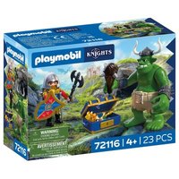 PLAYMOBIL 72116 Troll mit Löwenritterschatz von PLAYMOBIL® KNIGHTS