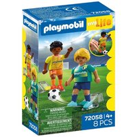 PLAYMOBIL 72058 Fussballspieler und Fussballspielerin von PLAYMOBIL® SPORTS & ACTION