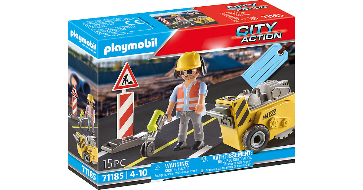 PLAYMOBIL® 71185 Bauarbeiter mit Kantenfräser von PLAYMOBIL®