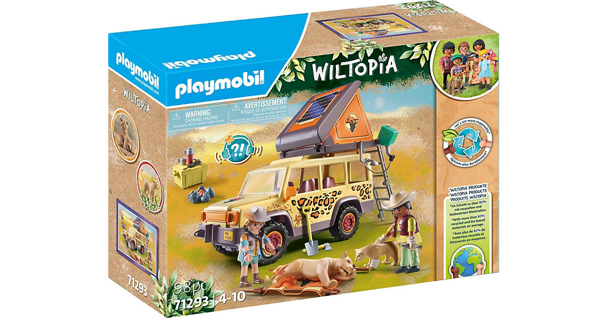 PLAYMOBIL® 71293 WILTOPIA - Mit dem Geländewagen bei den Löwen von PLAYMOBIL®