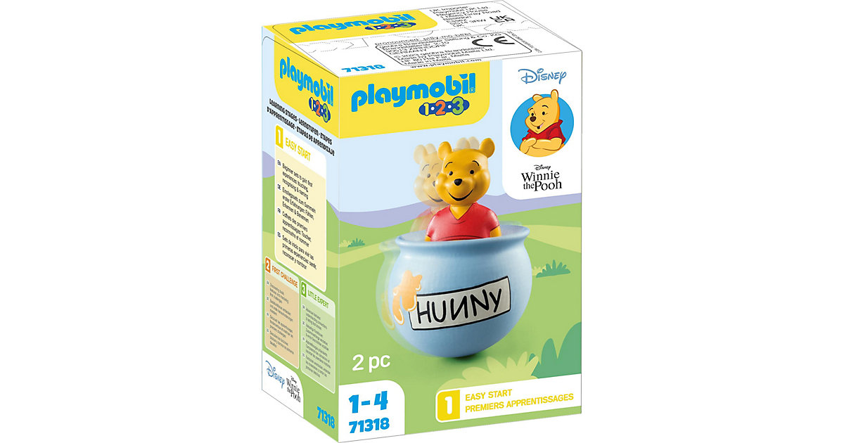 PLAYMOBIL 1.2.3 & Disney: Winnies Stehauf Honigtopf 71318 von PLAYMOBIL®