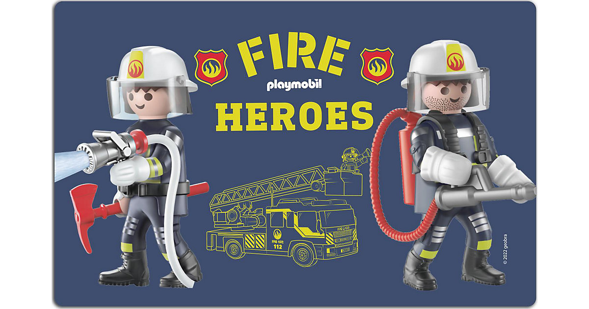 Schneidebrettchen PLAYMOBIL City Action Firemen blau Modell 1 von PLAYMOBIL®