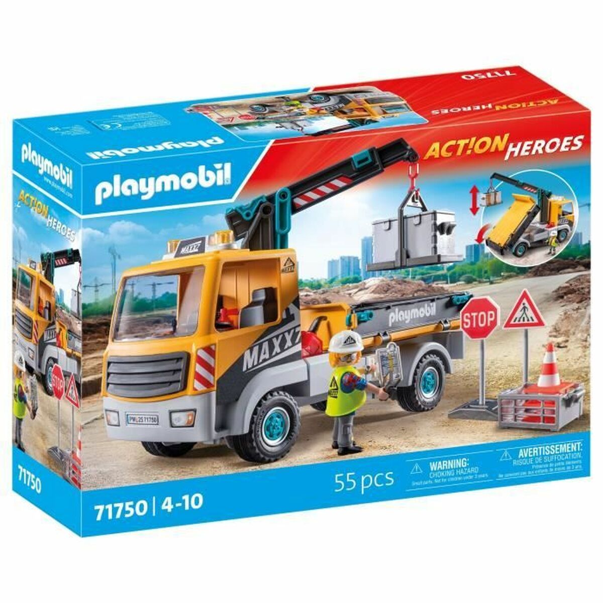 Abschlepplastwagen Playmobil 71750 Blau Abschlepplastwagen Playmobil 71750 Blau von PLAYMOBIL