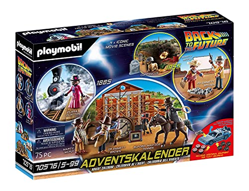 PLAYMOBIL Adventskalender 70576 "Back To The Future Part III", Ab 5 Jahren von PLAYMOBIL