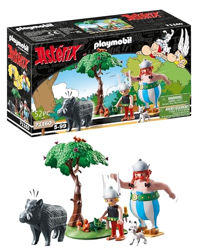 PLAYMOBIL Asterix 71160 Wildschweinjagd, Mit kippbarem Baum, Spielzeug für Kinder ab 5 Jahren PLAYMOBIL Asterix 71160 Wildschweinjagd, Mit kippbarem Baum, Spielzeug für Kinder ab 5 Jahren von PLAYMOBIL