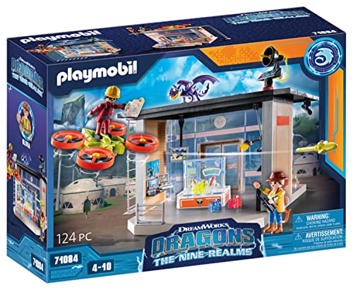 PLAYMOBIL DreamWorks Dragons 71084 Dragons: The Nine Realms - Icaris Lab, Dragons-Figur, Spielzeug-Drache und Drohne mit Geschoss, Spielzeug für Kinder ab 4 Jahren PLAYMOBIL DreamWorks Dragons 71084 Dragons: The Nine Realms - Icaris Lab, Dragons-Figur, Spielzeug-Drache und Drohne mit Geschoss, Spielzeug für Kinder ab 4 Jahren von PLAYMOBIL