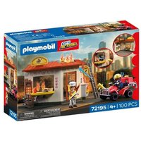 Feuerwehr-Quad mit Burger-Bude von PLAYMOBIL