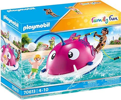 PLAYMOBIL Family Fun 70613 Kletter-Schwimminsel, Schwimmfähig, Ab 4 Jahren von PLAYMOBIL