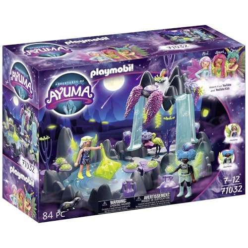 PLAYMOBIL Adventures of Ayuma 71032 Moon Fairy Quelle, Inkl. Spielzeug-Feen mit beweglichen Feen-Flügeln, Fee-Spielzeug für Kinder ab 7 Jahren von PLAYMOBIL