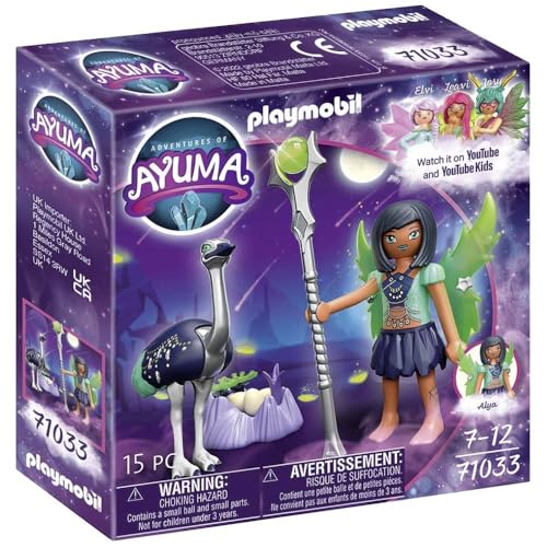 PLAYMOBIL Adventures of Ayuma 71033 Moon Fairy mit Seelentier, Inkl. Spielzeug-Fee mit beweglichen Feen-Flügeln, Fee-Spielzeug für Kinder ab 7 Jahren von PLAYMOBIL