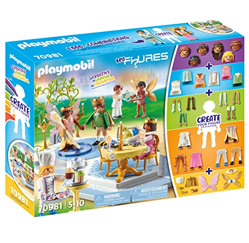 PLAYMOBIL My Figures 70981 The Magic Dance, 6 Spielfiguren mit über 1000 Kombinationsmöglichkeiten, Prinzessinnen-Spielzeug für Kinder ab 5 Jahren von PLAYMOBIL