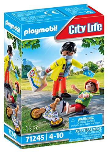 Playmobil City Life 71245 Secouriste avec blessé von PLAYMOBIL