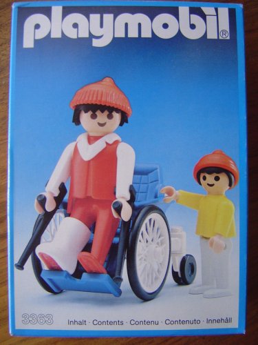 PLAYMOBIL® 3363 - Rollstuhlfahrer mit Gipsbein und Kind von PLAYMOBIL