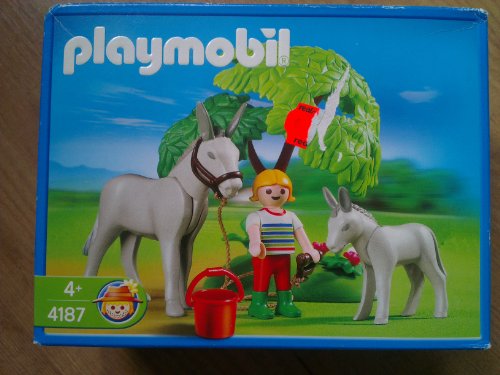 PLAYMOBIL® 4187 - Reiterhof - Esel mit Fohlen von PLAYMOBIL