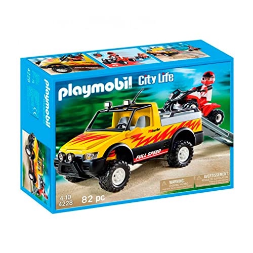 PLAYMOBIL® 4228 - Pick-Up mit Racing Quad von PLAYMOBIL