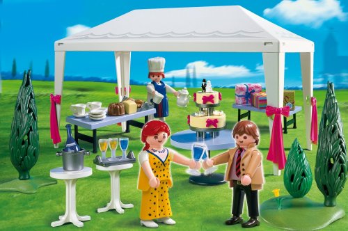 PLAYMOBIL® 4308 - Hochzeitsgäste im Partyzelt von PLAYMOBIL