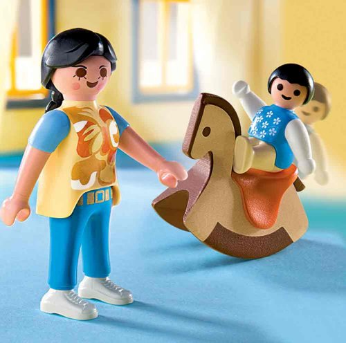 PLAYMOBIL® 4744 - Baby auf Schaukelpferd mit Mama von PLAYMOBIL