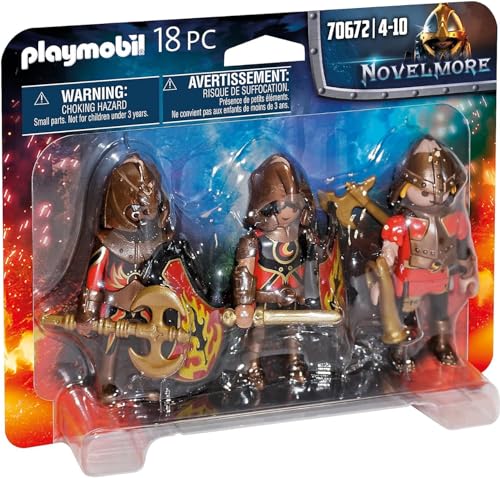 PLAYMOBIL Novelmore 70762 3er Set Burnham Raiders, Ab 4 Jahren von PLAYMOBIL