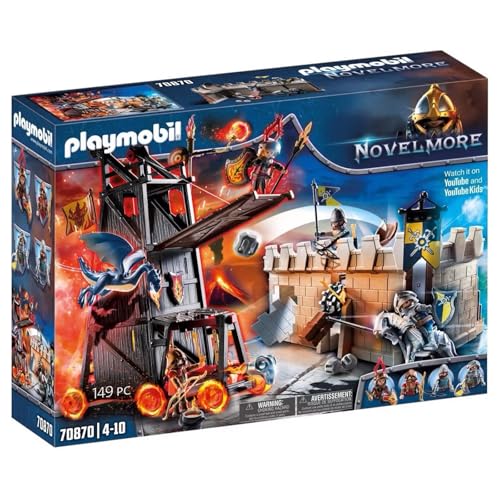 PLAYMOBIL® 70870 - Novelmore - Spielset, Angriff mit dem Kampfturm von PLAYMOBIL