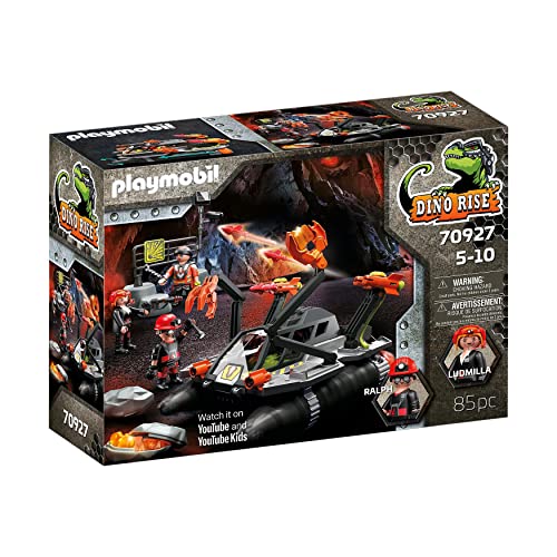 PLAYMOBIL Dino Rise 70927 Comet Corp. Abbruchbohrer, Mit Raupenantrieb, Spielzeug für Kinder ab 5 Jahren von PLAYMOBIL