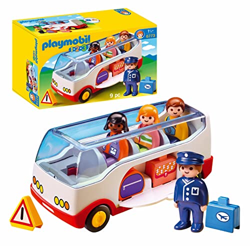 PLAYMOBIL 1.2.3 6773 Reisebus, mit öffnenbarer Ladefläche für Reisetaschen, ab 1,5 Jahren PLAYMOBIL 1.2.3 6773 Reisebus, mit öffnenbarer Ladefläche für Reisetaschen, ab 1,5 Jahren von PLAYMOBIL