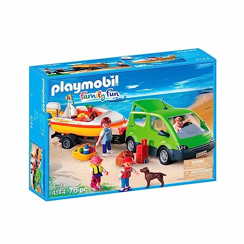 PLAYMOBIL 4144 Familyvan mit Bootsanhänger von PLAYMOBIL