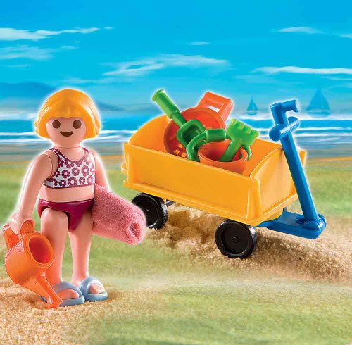 PLAYMOBIL 4755 - Mädchen mit Bollerwagen von PLAYMOBIL