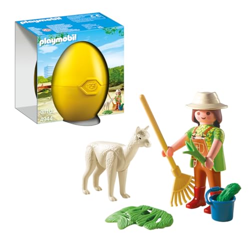 PLAYMOBIL 50 Jahre 4944 Tierpflegerin mit Alpaka, ab 4 Jahren von PLAYMOBIL