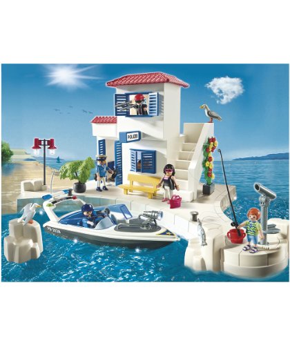 PLAYMOBIL 5128 - Hafenpolizei mit Schnellboot von PLAYMOBIL