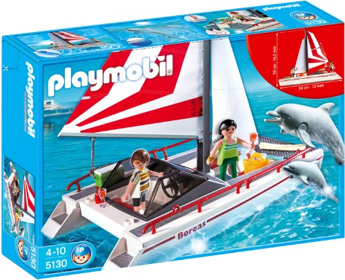 PLAYMOBIL 5130 - Katamaran mit Delfinen von PLAYMOBIL