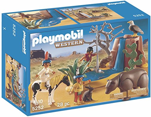 PLAYMOBIL 5252 Indianerkinder mit Tieren von PLAYMOBIL