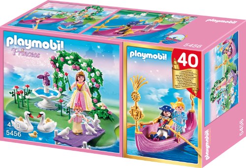 PLAYMOBIL 5456 JubiläumsKompakt Set Prinzessinneninsel mit romantische Gondel von PLAYMOBIL