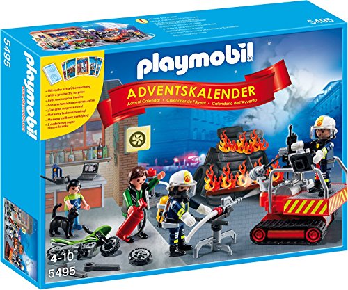 PLAYMOBIL 5495 Adventskalender Feuerwehreinsatz mit Kartenspiel PLAYMOBIL 5495 Adventskalender Feuerwehreinsatz mit Kartenspiel von PLAYMOBIL