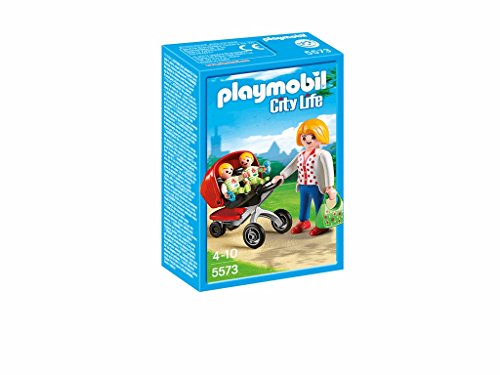 PLAYMOBIL City Life - 5573 Zwillingskinderwagen, ab 4 Jahren [Toy Award 2014] von PLAYMOBIL