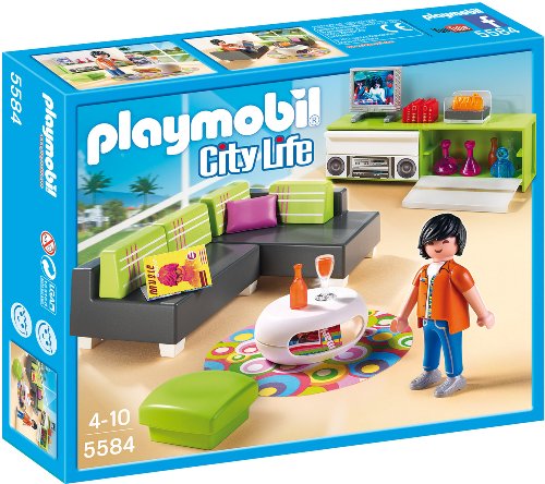 Playmobil 5584 - Wohnzimmer, Bunt von PLAYMOBIL