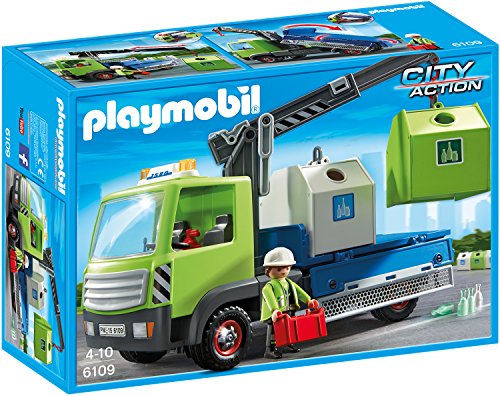 PLAYMOBIL 6109 Altglas LKW mit Containern PLAYMOBIL 6109 Altglas LKW mit Containern von PLAYMOBIL
