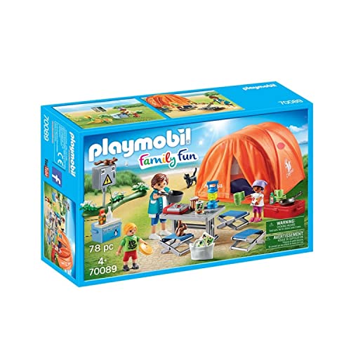 PLAYMOBIL Family Fun 70089 Familien-Camping, Ab 4 Jahren von PLAYMOBIL