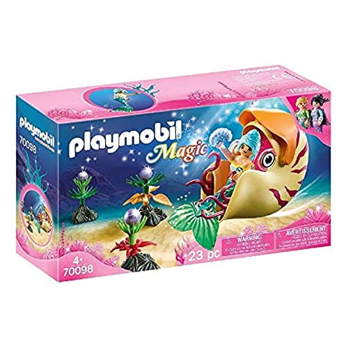 PLAYMOBIL 70098 Meerjungfrau mit Schneckengondel von PLAYMOBIL