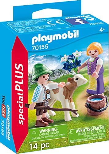 PLAYMOBIL 70155 Special Plus Kinder mit Kälbchen von PLAYMOBIL