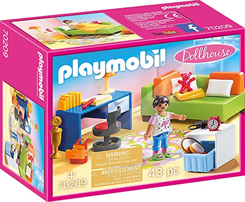 PLAYMOBIL Dollhouse 70209 Jugendzimmer mit Mädchenfigur und Zubehör, Ab 4 Jahren von PLAYMOBIL