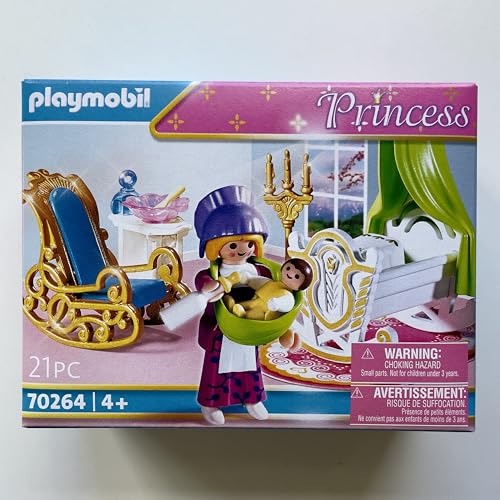 PLAYMOBIL 70264 Princess Amme mit Babywiege (ehem. 4254) von PLAYMOBIL