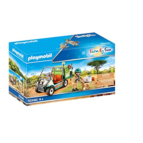 PLAYMOBIL 70346 Zoo-Tierarzt mit Fahrzeug, ab 4 Jahren von PLAYMOBIL