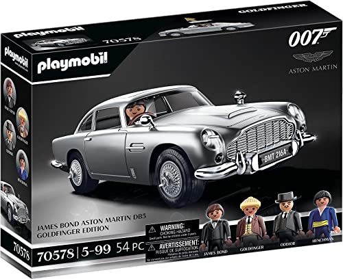 PLAYMOBIL 70578 James Bond Aston Martin DB5 - Goldfinger Edition, Für James-Bond-Fans, Sammler und Kinder von 5-99 Jahren von PLAYMOBIL