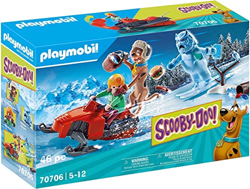 PLAYMOBIL Scooby-DOO! 70706 Abenteuer mit Snow Ghost, Ab 5 Jahren von PLAYMOBIL