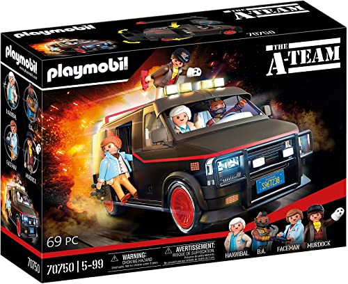 PLAYMOBIL 70750 The A-Team Van - im ikonischen Design, Für A-Team Fans, Sammler und Kinder, 5-99 Jahre von PLAYMOBIL