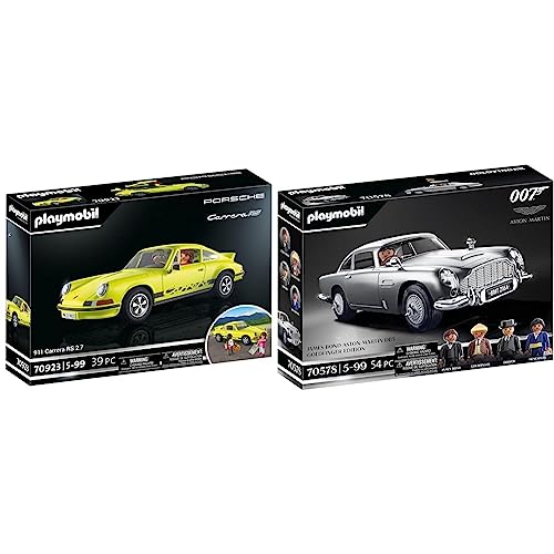 PLAYMOBIL 70923 Porsche 911 Carrera RS 2.7, Spielzeugauto für Erwachsene und Kinder, 5-99 Jahre 70578 James Bond Aston Martin DB5 - Goldfinger Edition, Für James-Bond-Fans, von 5-99 Jahren PLAYMOBIL 70923 Porsche 911 Carrera RS 2.7, Spielzeugauto für Erwachsene und Kinder, 5-99 Jahre 70578 James Bond Aston Martin DB5 - Goldfinger Edition, Für James-Bond-Fans, von 5-99 Jahren von PLAYMOBIL